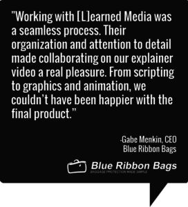 CEO of Blue Ribbon Bags testimonial