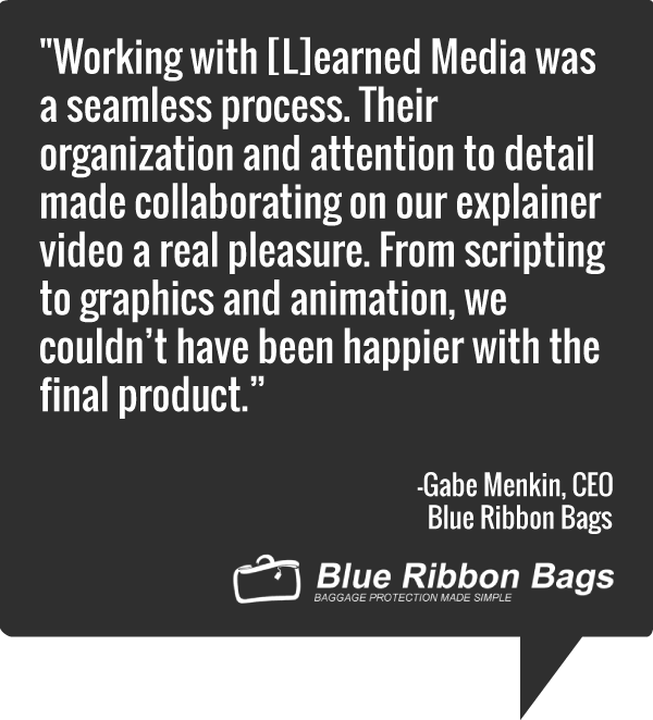 CEO of Blue Ribbon Bags testimonial