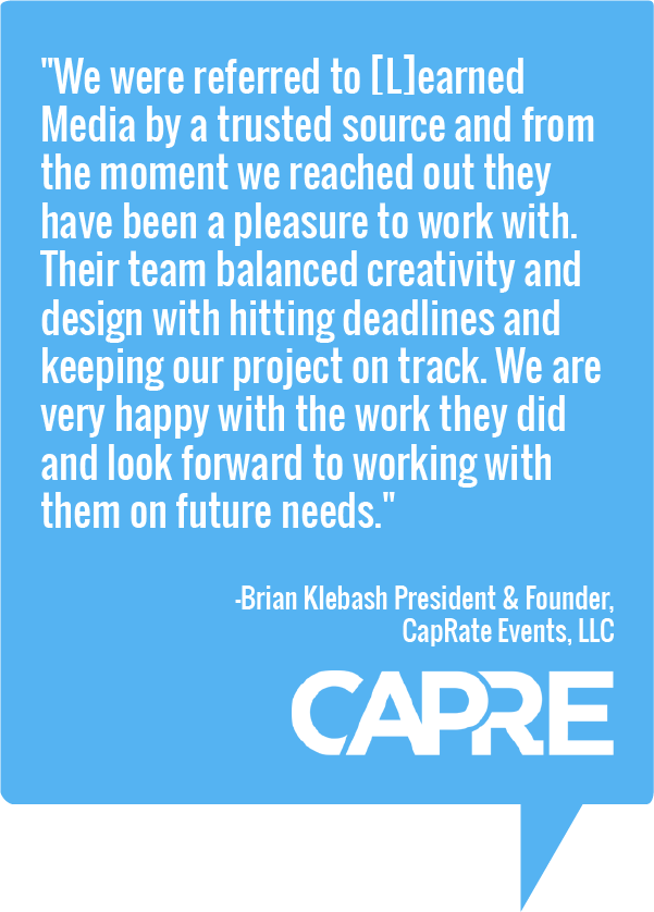 President & Founder of CapRate Events testimonial