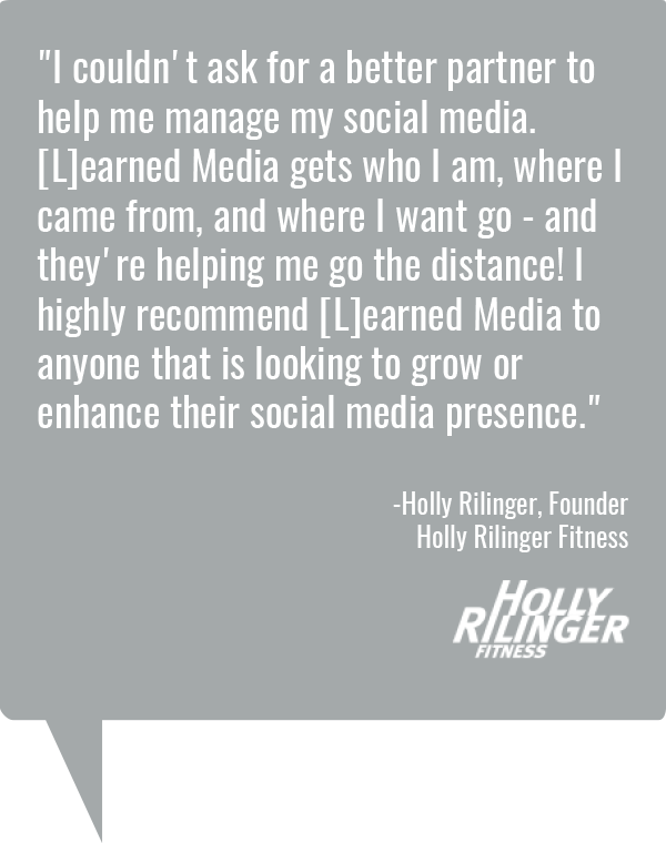 Founder of Holly Rilinger Fitness testimonial